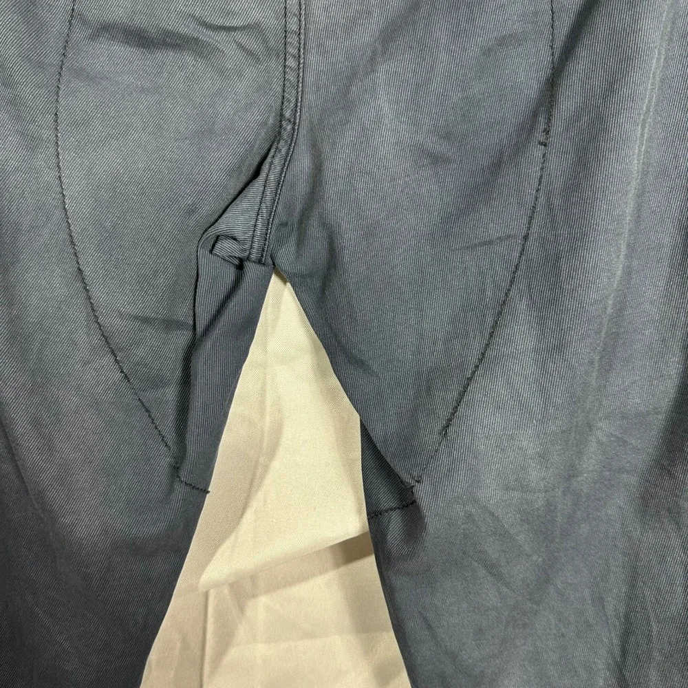 Free People Navy Blue Cropped Utility Jogger‎ Pants 8 Drawstring cargo Pocket